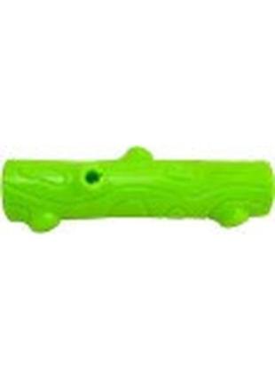 Игрушка animall grizzzly хрустящая палочка, размер 16х3.5х3.5 см, цвет зеленый1 фото