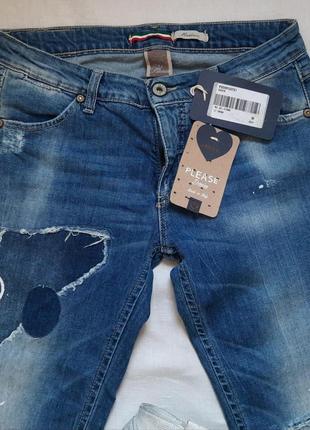 Брендовые стильные джинсы скинни please denim,m2 фото