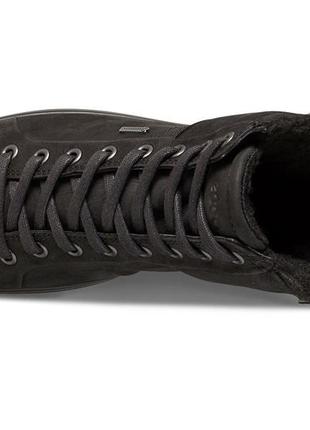 Ботинки со шнуровкой ecco soft 7 430353(01001)5 фото
