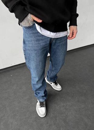 Удлиненные мужские джинсы темно-синие / качественные джинсы для мужчин4 фото