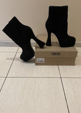 Замшевые ботинки asos
