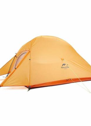 Двухместная палатка naturehike cloud up 2 (update) orange оранжева