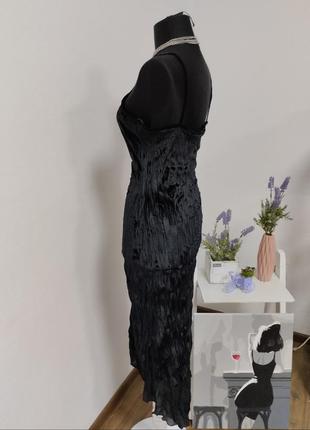 Стильное коктейльное платье миди по фигуре, с накидкой, двойная6 фото