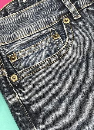 Плотные джинсы с эффектом гармент-дай7 фото