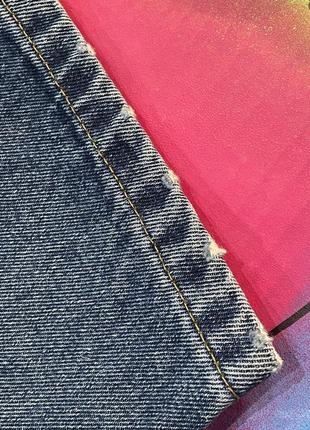 Плотные джинсы с эффектом гармент-дай4 фото