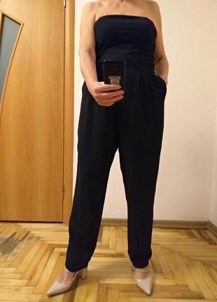 Стильные тонкие штаны с карманами. размер 166 фото