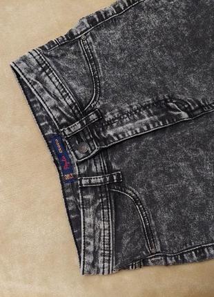 Актуальные летние легкие джинсовые шорты стрейч регулар regular cropp серые шортики на высокой посадке2 фото