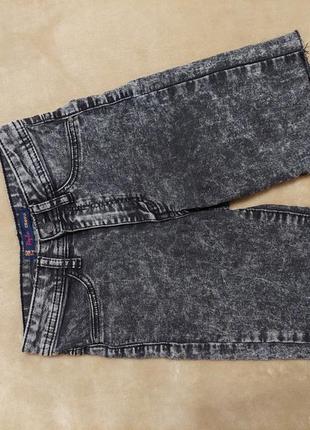 Актуальные летние легкие джинсовые шорты стрейч регулар regular cropp серые шортики на высокой посадке6 фото