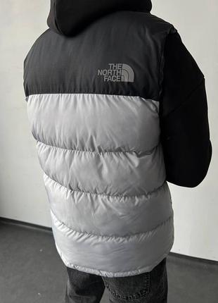 Стильная молодежная жилетка the north face / качественная безрукавка зе норт фейс серая9 фото