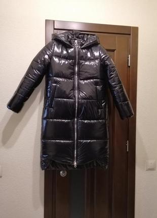 Пуховик женский из ткани moncler размер 46-48