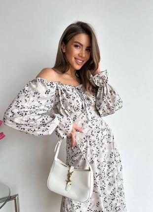 7 цветов платье в цветочный принт