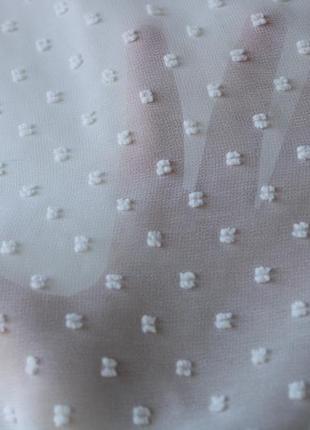 Дуже красива білосніжна блуза із широкими рукавами8 фото