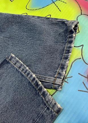 Плотные джинсы с эффектом гармент-дай5 фото