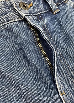 Щільні джинси з ефектом гармент-дай7 фото