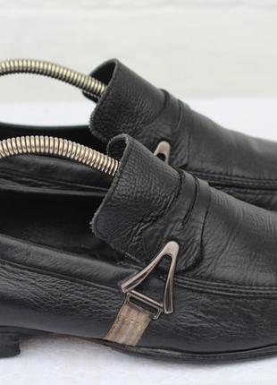 Класичні шкіряні туфлі, мокасини made in spain, натуральний...