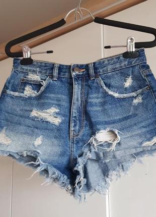 Джинсовые шорты zara
