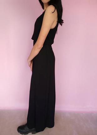 Сукня-сарафан довга чорна  boohoo3 фото