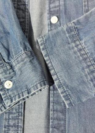 Denim co. джинсовая рубашка с длинным рукавом. s размер.5 фото