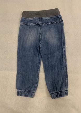 Детские джинсы джаггеры geejay на возраст 12-18 месяцев2 фото