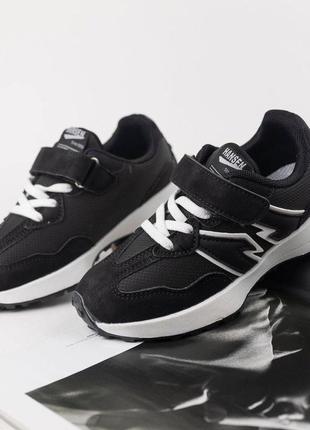 Стильные кроссовки для мальчика чёрные от clibee