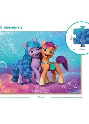 Дитячі пазли my little pony "ззі та санні" dodo 200304 30 елементів