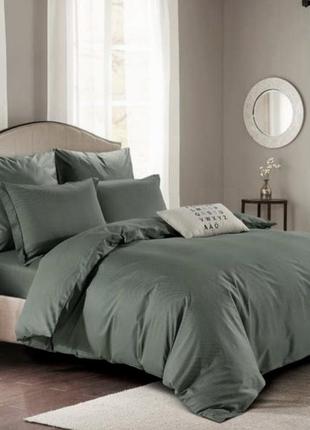 Евро простынь однотонная 220х240 графитовый темно серый бязь голд люкс виталина