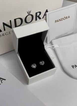 Сережки pandora срібло