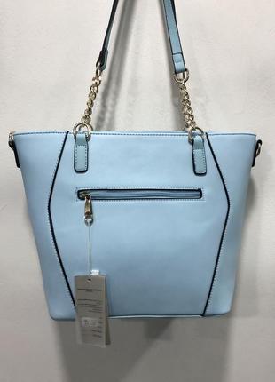 Голубая сумка miss moda2 фото
