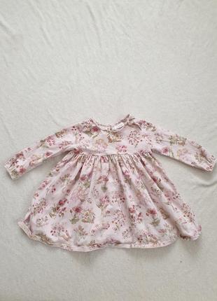 Платье (2 шт) для девочки 9-12 месяцев4 фото