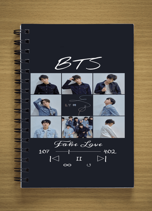 Блокнот musik kpop army bts бтс скетчбук sketchbook