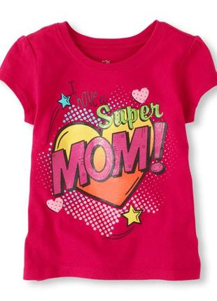 Футболка childrensplace "супер мама"