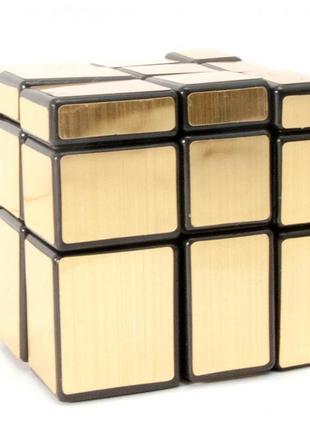 Головоломка "зеркальний куб" "золото"(6x6 см)