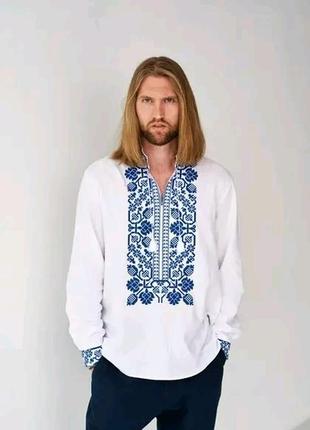 Мужская натуральна вишиванка