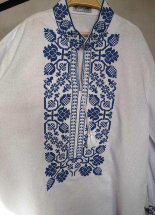 Мужская натуральна вишиванка