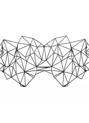 Маска на обличчя bijoux indiscrets - kristine mask, вінілова, клейове кріплення, без зав'язок