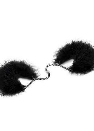 Пухнасті наручники bijoux indiscrets za za zu - feahter handcuffs, пір'яні, подарункова упаковка