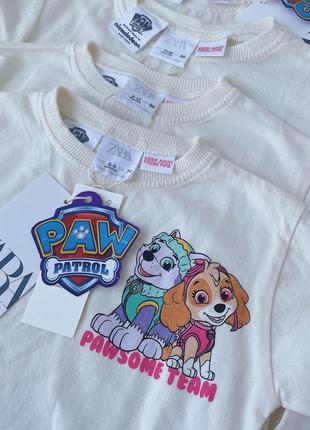 Лонгслів кофта zara paw patrol щенячий патруль 74см 80см 86см 92см7 фото