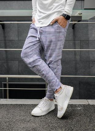 Брюки в клітину, чоловічі штани
