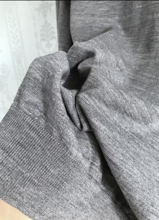 Uniqlo серый свитер шерсть джемпер юникло пуловер7 фото