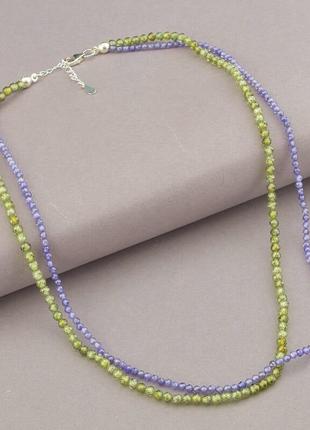 105298 подвеска  циркон серебро(925) 40 см.