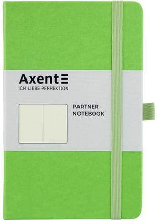 Нотатник axent partner 125х195 мм без лініювання 96 аркушів салатовий (8307-09-a)