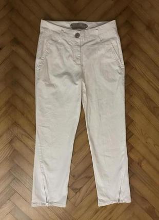 Schumacher-білі вкорочені завужені джинси! р.-xs