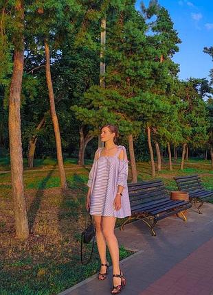 Платье колокольчик, платье лето, нежно голубое платье, открытые плечи.