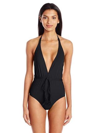 Злитий купальник з відкритою спиною seafolly australia, чорний