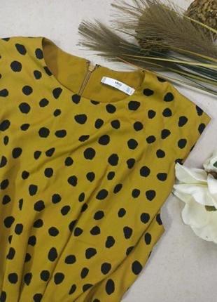 Красиве плаття в горох.mango 2