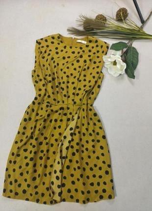 Красивое платье в горох.mango