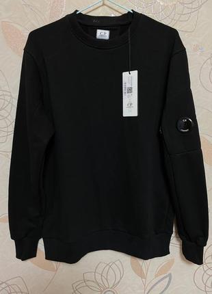 Світшот c.p.company чорний / чоловічі кофти с.п.компані