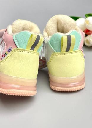 Дитячі черевики демісезонні - хайтопи фірмові для дівчаток2 фото