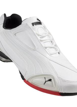 Мужские белые кожаные кроссовки puma testastretta ii ducati motorsport
trainers.