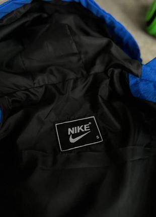 Мужская ветровка nike синяя / брендовые весенние куртки найк8 фото